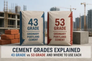 Cement Grades Explained 43 Grade vs 53 Grade and Where to Use Each