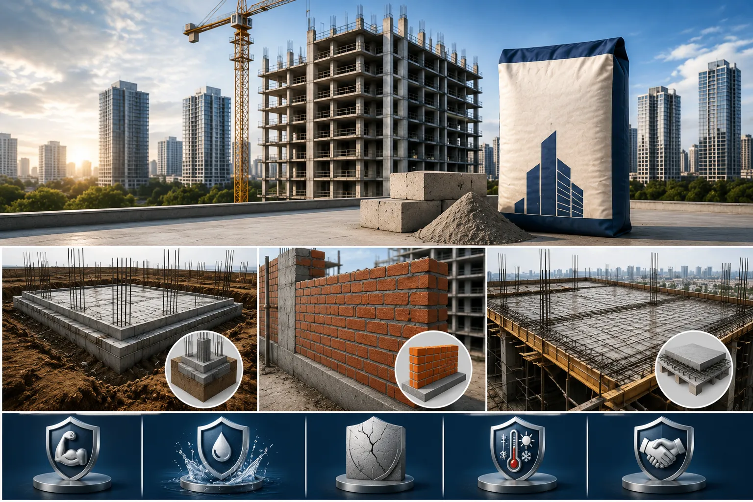 Best Cement Grade for Foundation, Walls, and Roof Slab A Complete Guide