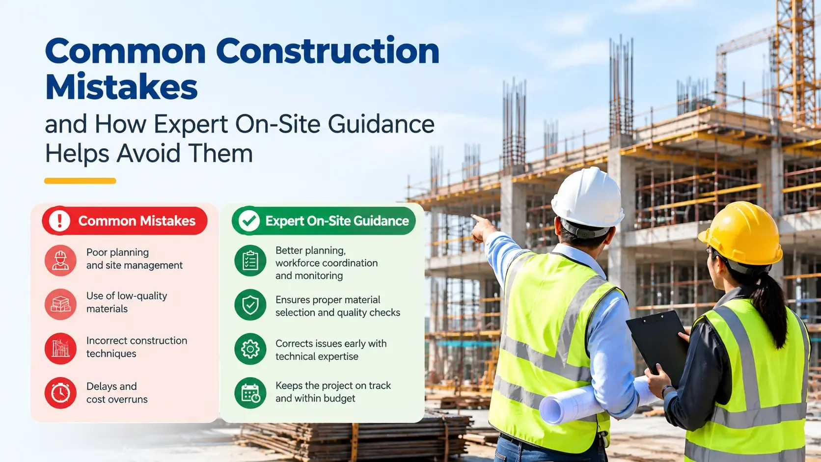 Construction Mistakes and Expert Guidance
