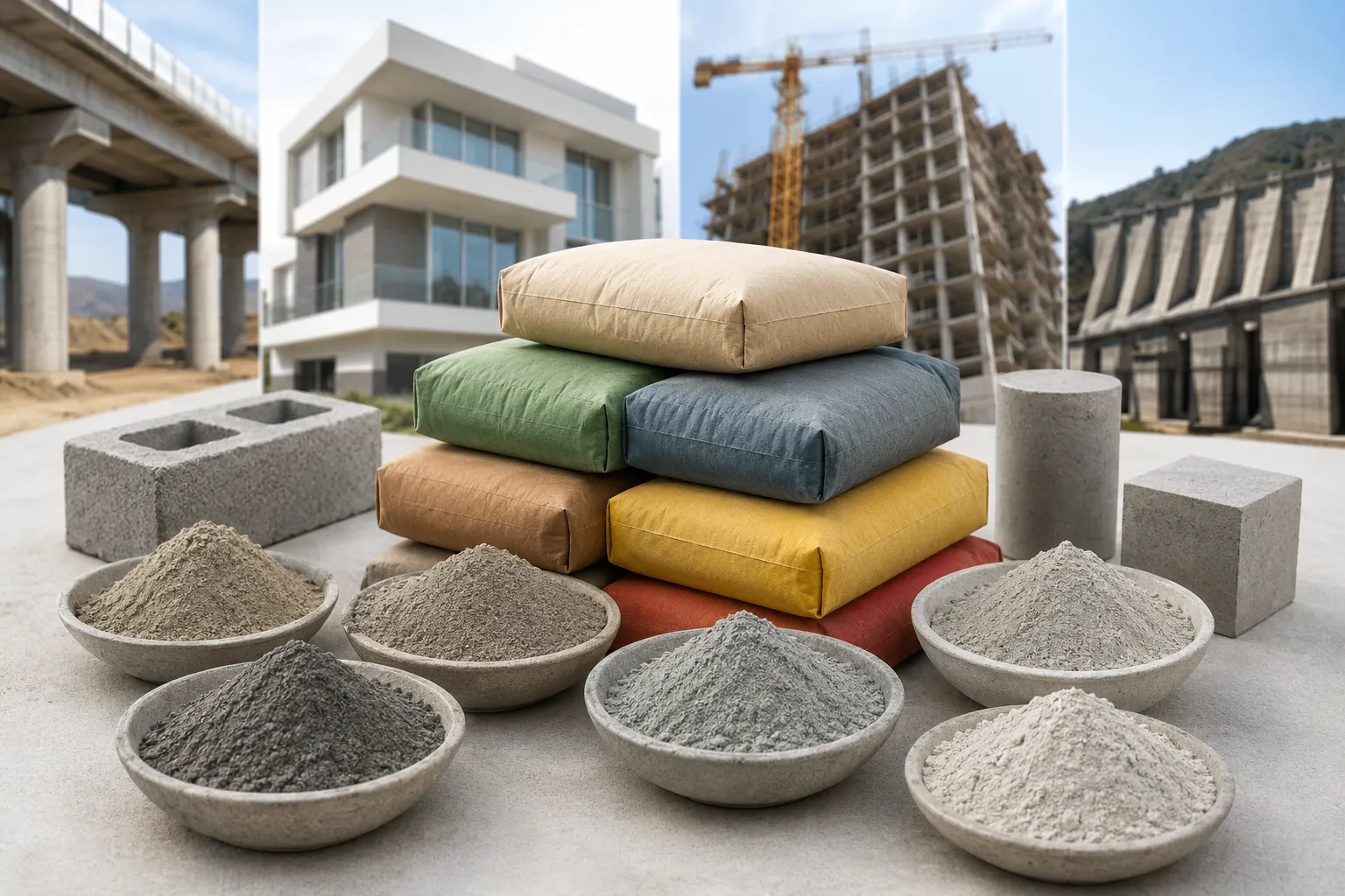 Types of Cement Used in Modern Indian Construction Explained